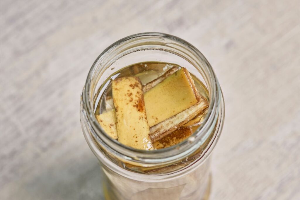 how to make banana peel tea fertilizer